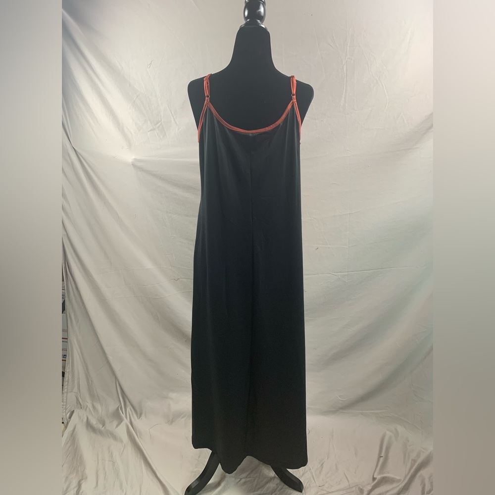 Rust/Black Floral Print Cami Dress - Picture 8 of 9